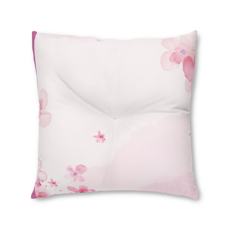 Tufted Floor Pillow, Square, soft Pillow for Sleeping,
