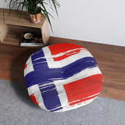 Tufted Floor Pillow, Round soft pillow comfort for sleep, polyester made