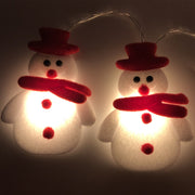 Christmas Decoration Snowman LED String Lights Garland Xmas Fairy Lights Decor For Home Navidad Christmas Ornament New Year